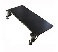 Adjustable Clamp On Desk Extension 29.5"x10" Ergonomic Keyboard Tray with Arm Support in Black/White/Maple/Walnut A 65 cm (25.6") for Enhanced Comfort and Productivity