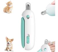 Adjustable Claw Clippers, Professional Pet Cat Nail Clipper with Adjustable Aperture, Cat Claw Clippers, Dog Nail Trimmer Scissors Cutter Grooming Tool with 4 Gears & Nail File for Beginners (Green)