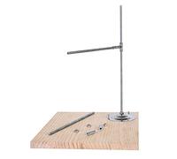 Adjustable Clay Model Stand For Sculpting - Sculpture Scaffold With Wooden Base, Diy Metal Pipe Tools, Height Adjustable, Craft Modeling Statue