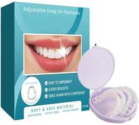 Adjustable Clip-On Dentures, False Teeth, Cosmetic Dental Veneer, Adjustable Dentures For Men And Women, Protect Your Teeth And Get A Confident Smile
