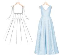 Adjustable Clothing Display Hanger, Mannequin Torso Detachable Non-slip Clothes Rack for Female, Male and Kids, Portable Dressmaker Mode for Retail, Boutique, Photography Shows