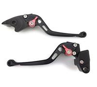 Adjustable clutch and brake lever Avdb-moto Pair of Long Anodized Aluminum Levers compatible for CB600 for Hornet 600 1998-2006 for Hornet 600S 2001-2004( Black/Red)