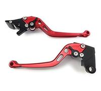 Adjustable clutch and brake lever Avdb-moto Pair of Long Anodized Aluminum Levers compatible for CB600 for Hornet 600 1998-2006 for Hornet 600S 2001-2004( Red/Black)