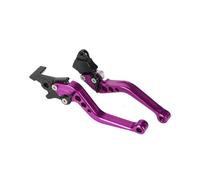 Adjustable CNC Brake Lever Motorcycle Brake Lever 1 Pair 7/8" 22mm Brakes Clutch 125cc Pit Bike Front Motorbike Accessories Motorbike Parts(PURPLE)