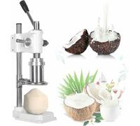 Adjustable Coconut Opener Tool, Manual, Vertical Opening Machine, for Fruit Shop and Home(White)