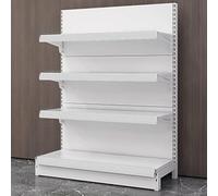 Adjustable Cold Rolled Steel Open Shelving Rack for Stores & Drugstores Transparent 73cm Assembleable Unlimited Extension Heavy Duty Storage Solution