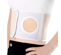 Adjustable Colostomy Belt, Ostomy Support Belt for Men Women, Elastic Abdominal Binder for Post Operative Care, Reinforce The Ostomy Bags(Medium)