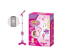 Adjustable Colourful Microphone Stand for Kids Music Toys for Kids Karaoke Accessories Singing Stand with Easy Assembly Adjustable Sing Microphone Set for Kids Parties, Learning and Un