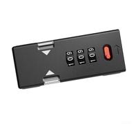 Adjustable Combination Lock, No Drill Door Bolt for Balcony Sliding Patio Room Security Anti-Theft Keyless Entry(A)