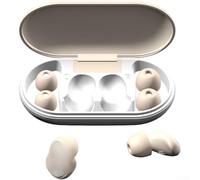 Adjustable Comfort Sleep Earplugs with 36dB Noise Reduction and Press to Insert Mechanism for Quick and Secure Placement (White)