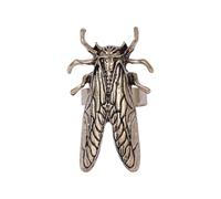 Adjustable Comfortable Fit Cicada Rings Sturdy Alloy Materials Portable Jewelry Gifts For Nature Lovers Casual Wear Adjustable Rings Size