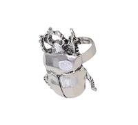 Adjustable Comfortable Fit Cicada Rings Sturdy Alloy Materials Portable Jewelry Gifts For Nature Lovers Casual Wear Adjustable Rings Size