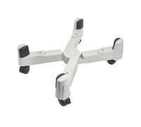 Adjustable Computer Tower Stand with 5 Rolling Wheels Mobile CPU Holder for Under Desk X-Type Design Fits Up to 9.8 Inches Wide Space-Saving PC Stand.