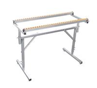 Adjustable Conveyor Roller Stand for Table Saws and Planers, Enhances Workflow Efficiency