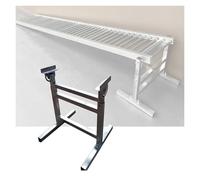 Adjustable Conveyor Support Legs, Lightweight Roller Stand for Table Ss & Woodworking, Flexible Worhop Equipment, Silver (B: 50cm, 90cm) - Enhance Stability & Versatility