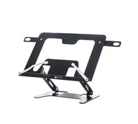 Adjustable Cookbook Stand with Page Clips, Foldable Recipe Holder for Kitchen and Desk Use