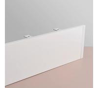 Adjustable coping Shower Curtain Rod & Blackout Curtain Valance Box Cover100% Light Blocking Aluminum Sturdy Design Easy Installation for Bathroom & Living Room 14cm Height