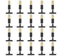 Adjustable Copper Drip Irrigation Nozzle, 20 pcs or 50 pcs, for 4.7mm Capillary Tubes, Precise Flow Control, Resistant Copper Construction, Greenhouse and Garden Use(20)