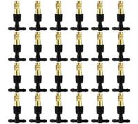 Adjustable Copper Garden for mist Nozzle 30pcs or 24pcs - Fine Spray | Fine atomization for delicate plants Easy installation with standard hose Solid copper construction suits outdoor use