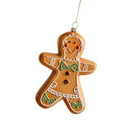 Adjustable Cord Gingerbreads Cookie Ornament Shatterproof Holiday Decoration for Family Gathering Party Supplies Stylish Cookie Tree Decorations