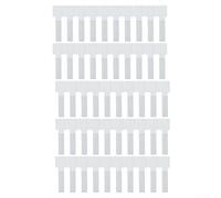 Adjustable Cord Organizers 50 Pack for Efficiently Managing Various Types of Cords in Your Space (White)