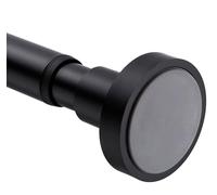 Adjustable Corner Shower Curtain Rod for Bathroom & Bathtub, Non-Slip, No Drill, 97-160CM Rustproof 304 Stainless Steel Tension Rod, Easy Install - Perfect for Clothing Store