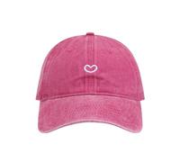 Adjustable Cotton Ponytail Baseball Cap for Women - High Ponytail Hole Hat with Soft and Breathable Fabric for Summer Sports, Outdoor Activities, and Everyday Wear Hot Pink