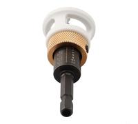 Adjustable Countersink Drill Bit with Depth Stop Carbide Hex Shank for Precise Woodworking, Multiple Sizes 2.8mm to 4mm, Yellow/Black Single Piece(2.8×10mm)