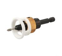 Adjustable Countersink Drill Bits with Depth Stop, Carbide Wood Drill Bit Set, Hex Shank for Non-Slip Grip, Precision Boring Tool for Woodworking Projects, Electric(3.2×8mm)