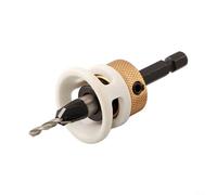 Adjustable Countersink Drill Bits with Depth Stop, Carbide Wood Drill Bit Set, Hex Shank for Non-Slip Grip, Precision Boring Tool for Woodworking Projects, Electric(2.8×8mm)