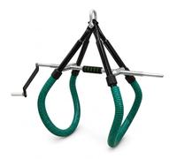 Adjustable Cow Hip Lifter, 1000 kg Triangular Livestock Support | Rubber-covered steel hoops adjust from 0-100 cm to support cattle during calving, milking and recovery care.