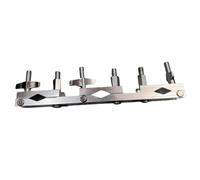 Adjustable Cowbell Mounting Clamp Drum Set Holder Clamp Cymbals Boom Arm Mounting Bracket Percussion Instrument Parts Metal Connecting Holder Bracket