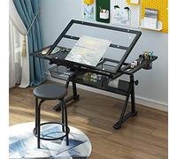 Adjustable Craft Desk with Tilt Feature Art & Drafting Table for Office Versatile Ding & Sto Soluts for Artists and Creatives