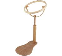 Adjustable Cross Stitch Floor Stand, Wooden Frame Embroidery Cross Stitch Needlework Lap Frame Craft Tool -Floor Standing Tapestry Cross Stitch Frame - 35-46cm