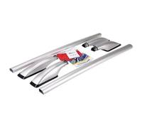 Adjustable Crossbars Locks For Spark Hatchback Car Aluminum Alloy Roof Rack Luggage Carrier Bar Bars(Silver)