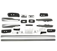 Adjustable Crossbars Locks Roof Rack Rails Side Bars For Toyota For Land For Cruiser 200 V8 LC LC200 FJ200 2008-2018(Silver)