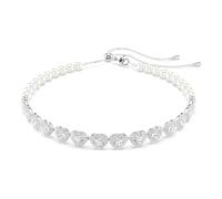 Adjustable Crystal Bead Necklace - female - Swarovski - Necklaces - Gray - ONE SIZE - Accessories ONE SIZE