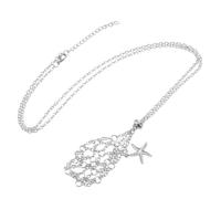 Adjustable Crystal Cage Necklace, Silver Metal Stone Holder Pendant | Breathable Mesh Design for Natural Quartz Stones and Gemstone Pendants, Suitable for Meditation, Yoga, Special Occasions