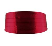 Adjustable Cummerbund for Men Men Classic Satin Cummerbund Elastic Bellyband Basic Cummerbunds For Formal Wedding Prom Dinner Party Waist Band(Wine Red)