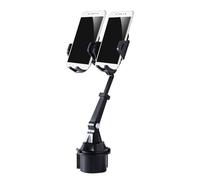 Adjustable Cup Phone Mount: Cup Holder with Flexible Neck for Car or Truck | Safe Base Cradle for Smartphones | Stable Mobile Stand for Tablet Use