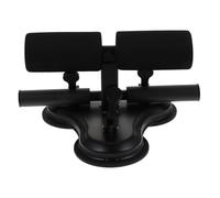 Adjustable Cups Sit-up Assist Three Suction Device with Metal Black