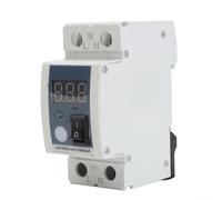Adjustable Current Limiter 2A-40A with LED Indicator, Auto Disconnect Circuit Breaker for Lab Testing, DIY Electronics, Industrial Maintenance, Flame Retardant PA66 Shell, White
