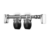 Adjustable curtain rod-Adjustable Heavy Duty Shower Curtain Rod - Spring Tension, Extendable Telescopic Pole for Window, Shower Stall & Room Divider,（Silver,310-400 cm(123-157 in)）