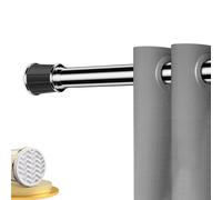 Adjustable curtain rod-Heavy Duty Adjustable Shower Curtain Rod - No Drilling Telescopic Stainless Steel Tension Pole for Bathroom, Bedroom & Patio Room Divider,（Silver,310-400 cm/123-157 in
