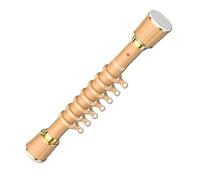 Adjustable Curtain Rods 50-400 cm, Easy-Install Teles Poles, Pressure-Mounted Yellow Window Treatment Rods, Ideal for 110-190 cm Curtains, & Stylish.