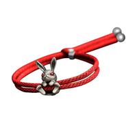 Adjustable Cute Bracelets - Women Good Bunny Bracelet Good Luck | Rope Charm Bracelet for Men Women Bracelet Good Luck Adjustable Adults Spring Easter Birthday Holiday Party Favors