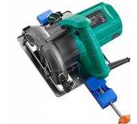 Adjustable Cutter Base Guide Rail for Circular Saws with Secure Two Way Locking and Custom Adjustments Precise Cuts on Wood and Tile (green and blue)