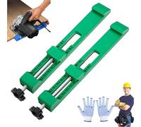 Adjustable Cutting Machine Base Guide, Circular Saw Guide, Circular Saw Quick Cutting Guide, for Cutting Wood with 4-6 Inch Saws, for Precision Cuttings and Milling Tasks (Green * 2)
