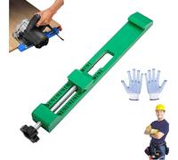 Adjustable Cutting Machine Base Guide, Circular Saw Guide, Circular Saw Quick Cutting Guide, for Cutting Wood with 4-6 Inch Saws, for Precision Cuttings and Milling Tasks (Green)