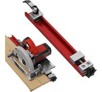 Adjustable Cutting Machine Base Guide,Electric Circular Saw Milling Positioning Clamp,Adjustable Circular Saw Guide Rail,Punch Plate Base Woodworking For Precision Cutting Milling,Craft Cut Aid